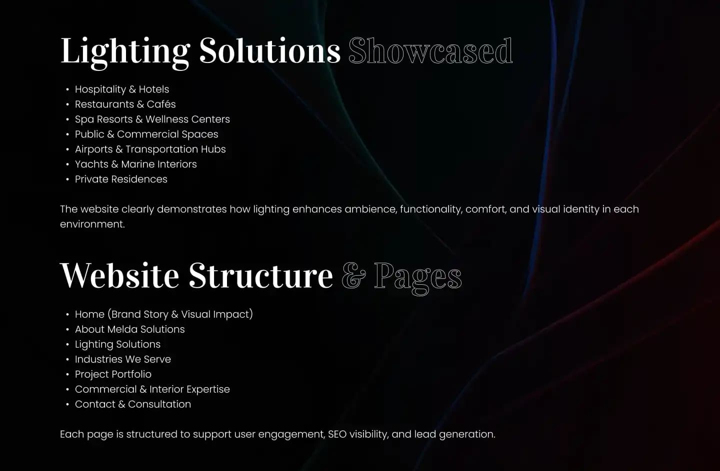 Show casing